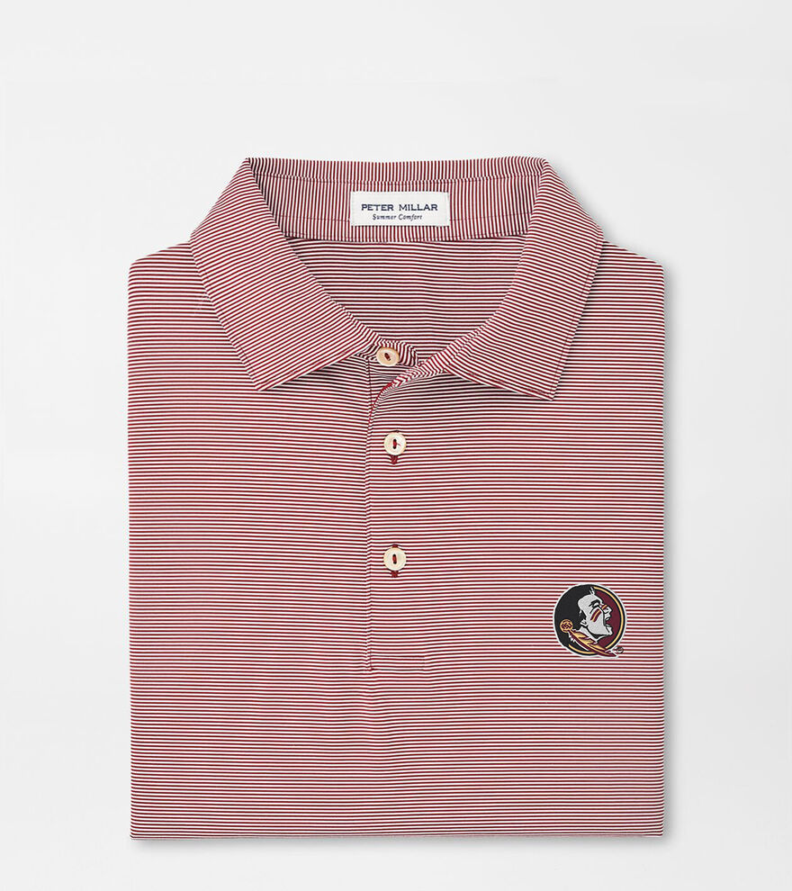 Florida State Seminole Jubilee Stripe Performance Polo image number 1