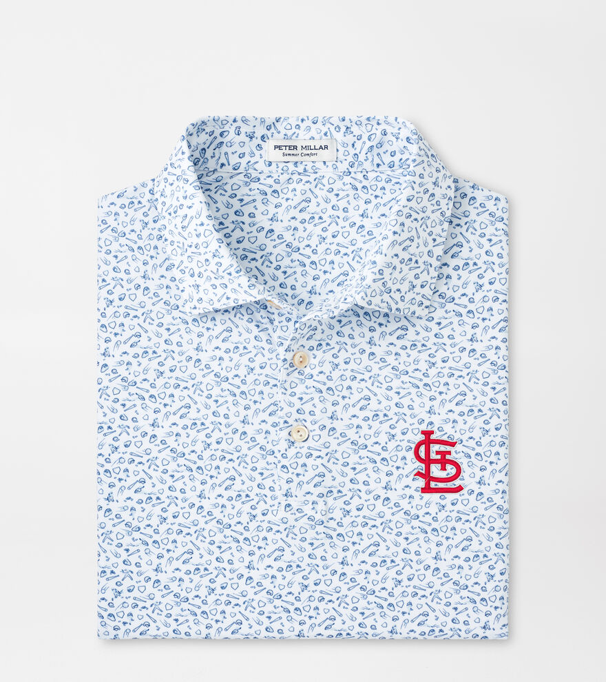 St. Louis Cardinals Batter Up Performance Jersey Polo image number 1