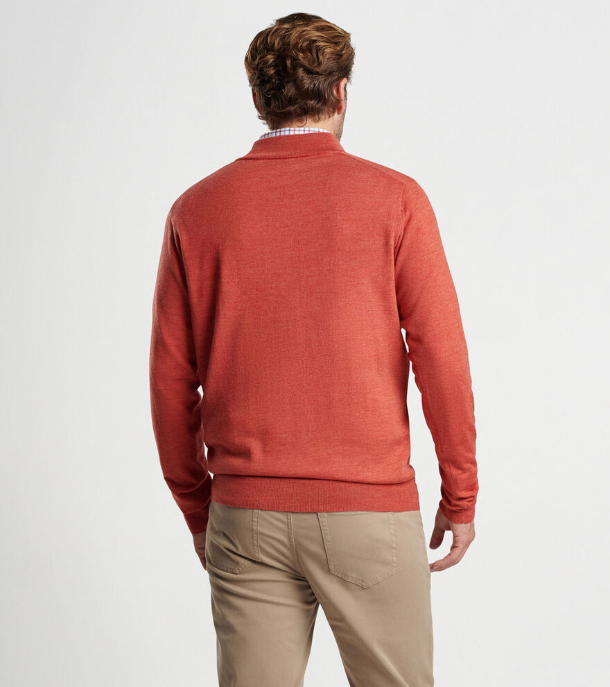 Autumn Crest Suede Trim Quarter-Zip image number 4