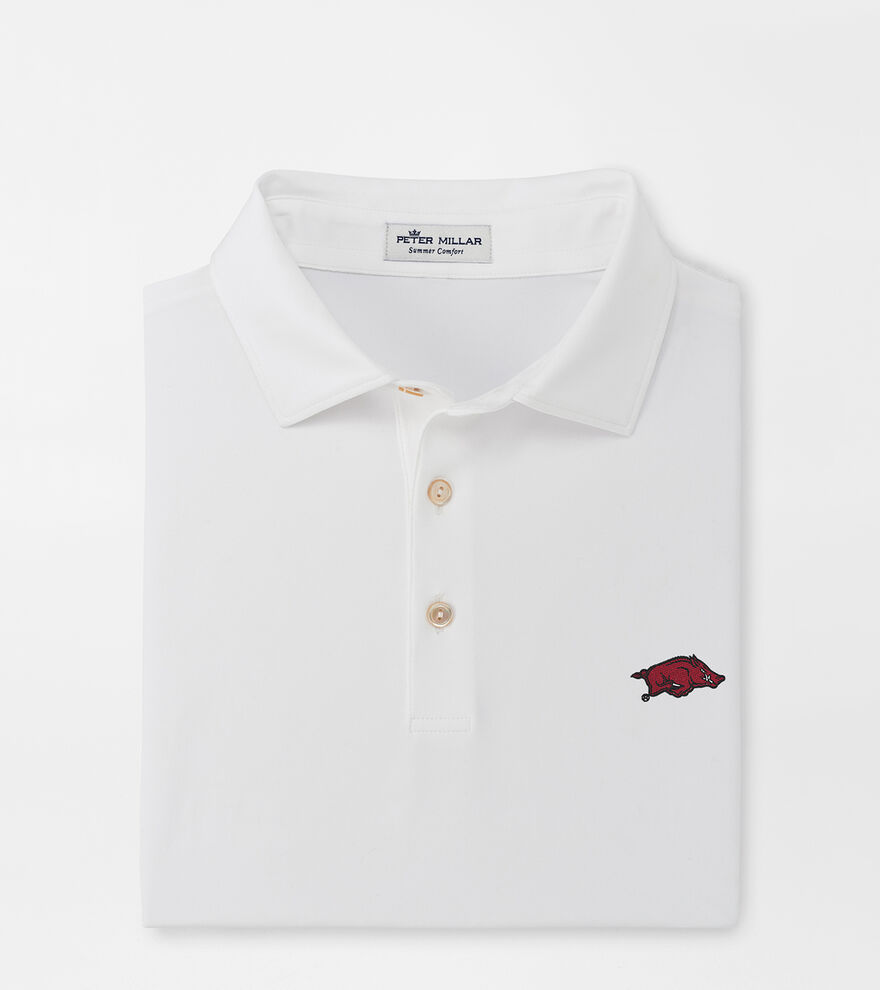Arkansas Solid Performance Jersey Polo (Sean Self Collar) image number 1