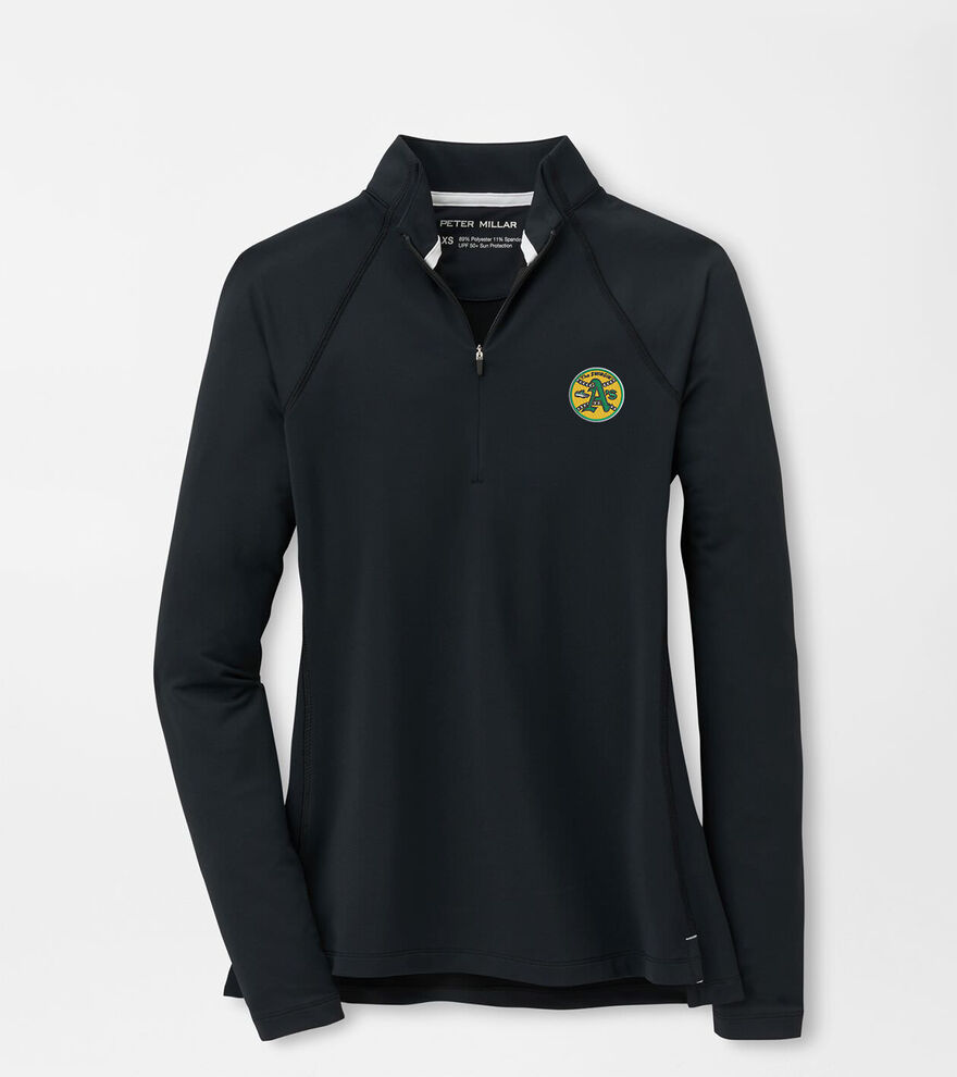 Cooperstown Oakland A's Women's Raglan-Sleeve Perth Layer image number 1