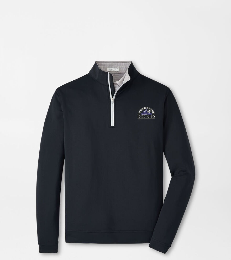 Cooperstown Colorado Rockies Perth Performance Quarter-Zip image number 1