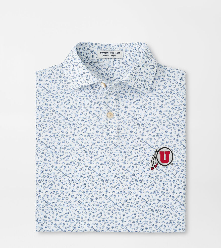 Utah Batter Up Youth Performance Jersey Polo image number 1