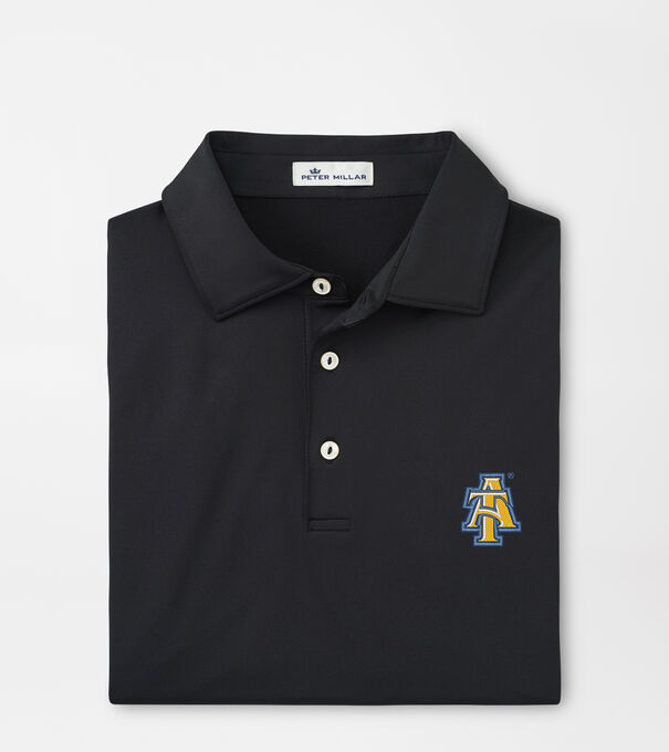 NC A&T Solid Performance Jersey Polo (Sean Self Collar)