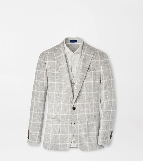 Dunne Windowpane Soft Jacket