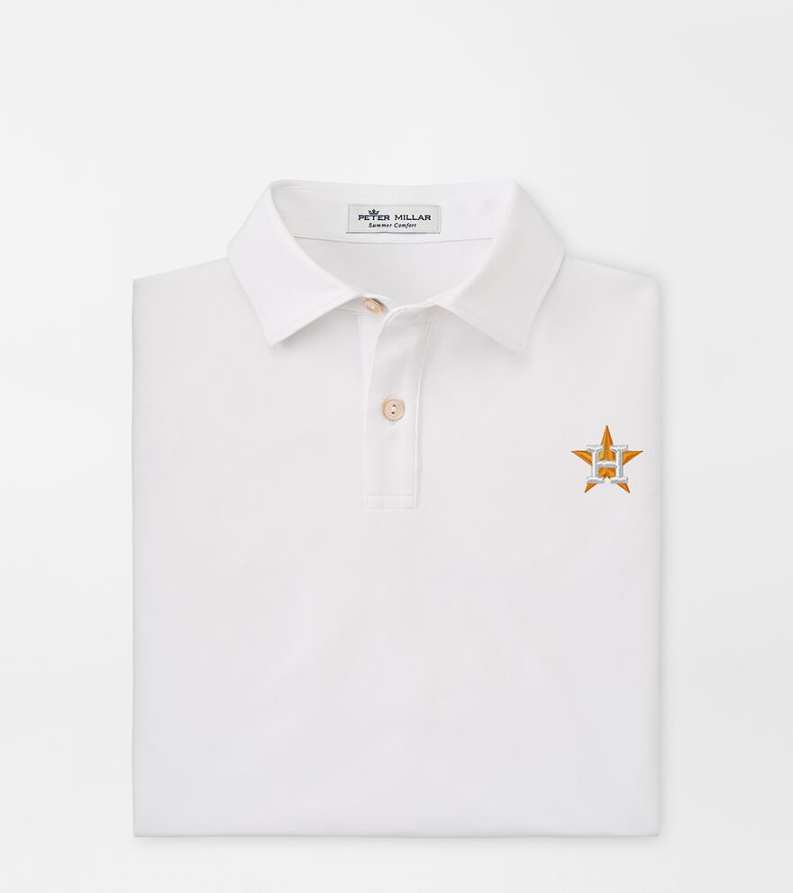 Houston Astros Solid Youth Performance Jersey Polo
