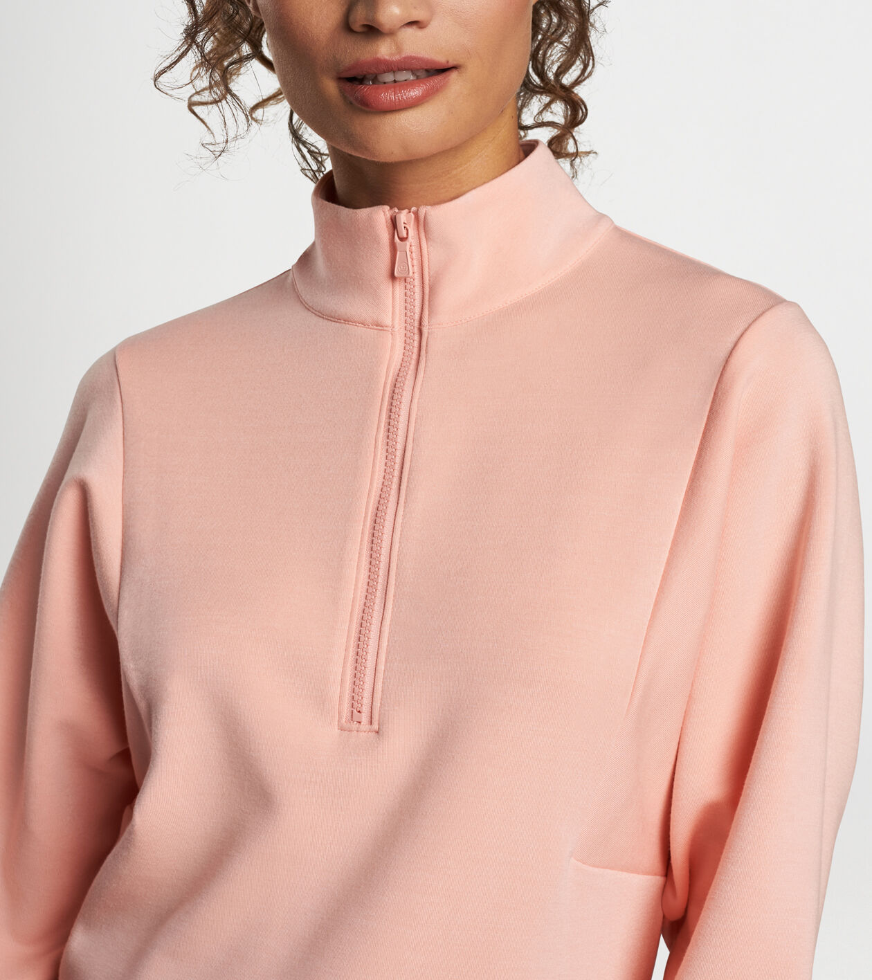 Flora Knit Half-Zip Pullover