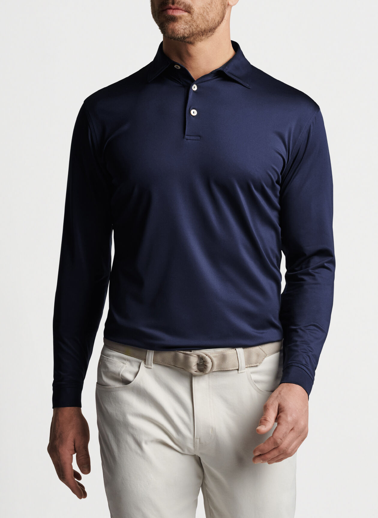 peter millar long sleeve polo