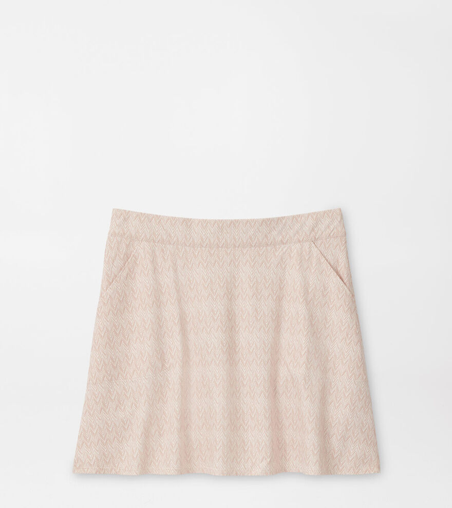 Herringbone Print Sally Trim Skort image number 1