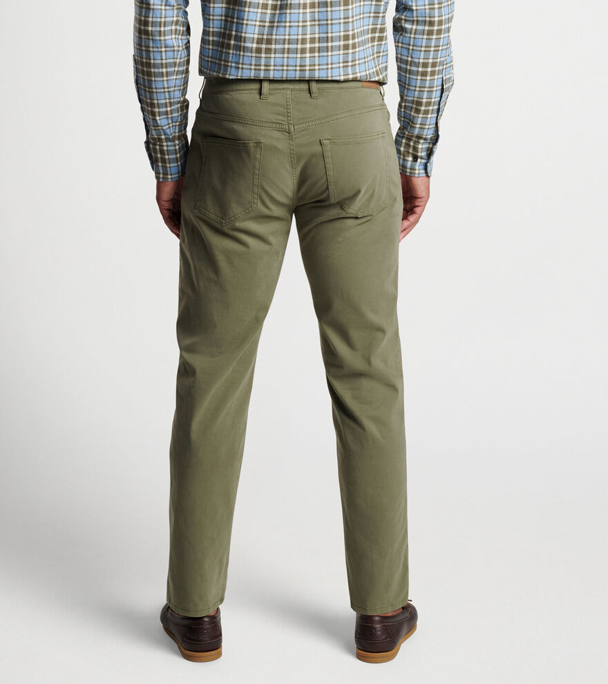 Signature Sateen Five-Pocket Pant image number 3