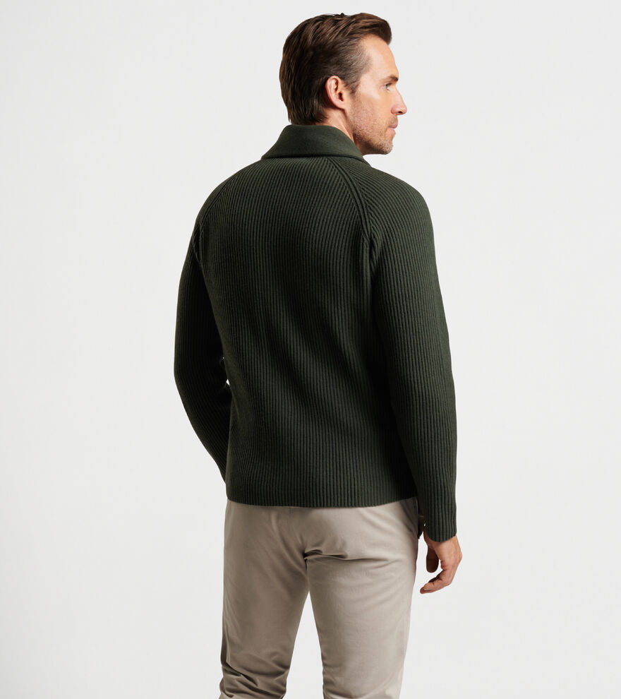 Alpine Full Button Shawl Cardigan | Men's Sweaters | Peter Millar