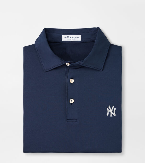 MLB Baseball NEW YORK YANKEES Golf Style Embroidered Button Polo