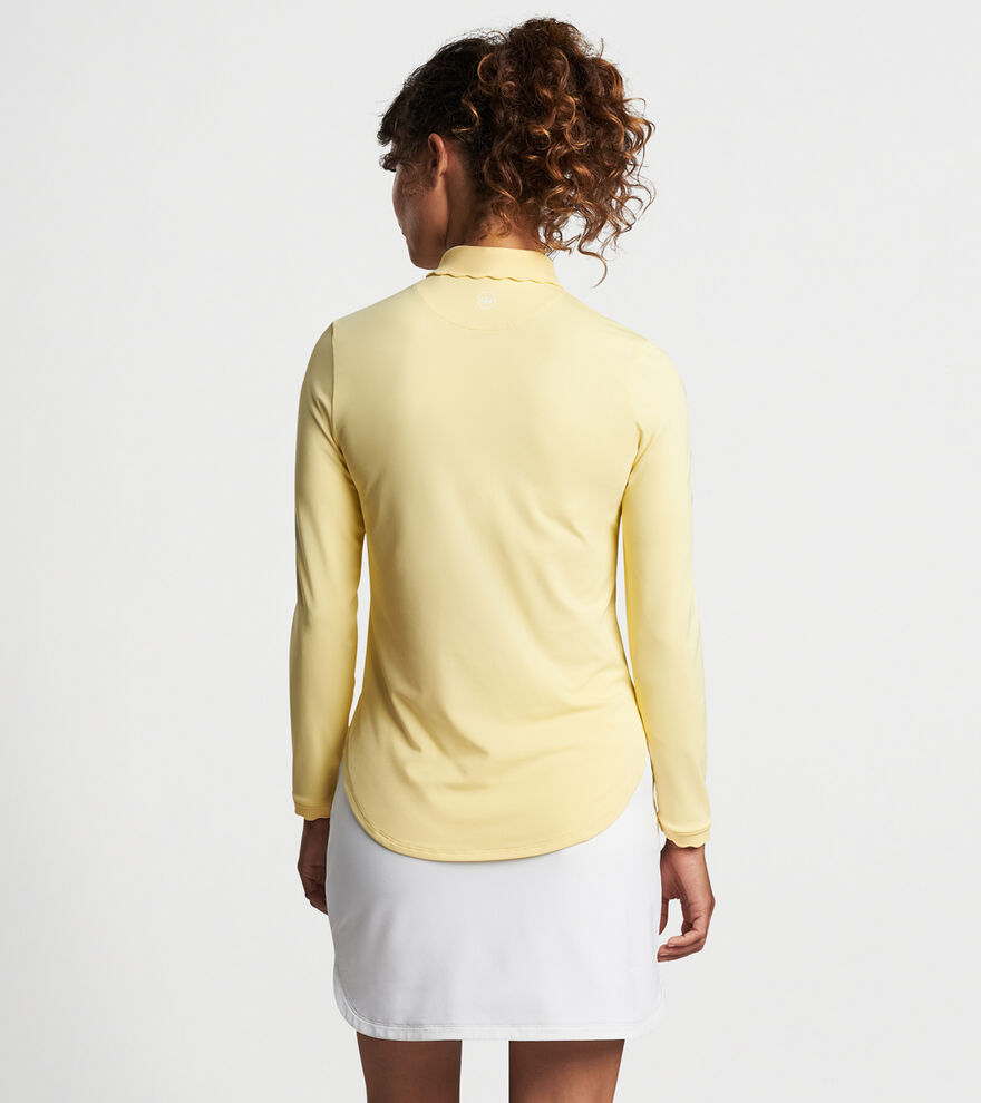 Opal Long-Sleeve Stretch Jersey Polo image number 3