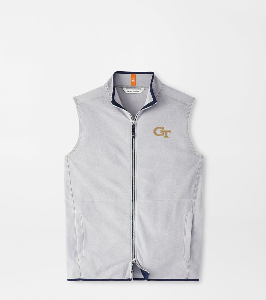 Georgia Tech Thermal Flow Micro Fleece Vest image number 1