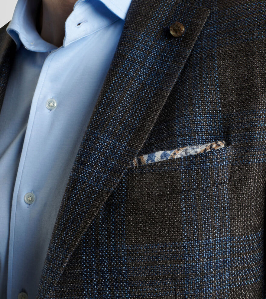 Delacour Paisley Pocket Square image number 3