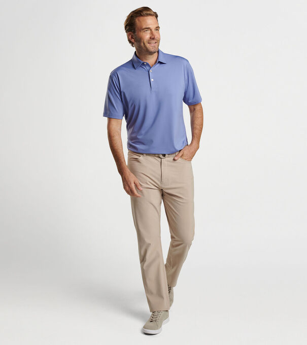Solid Performance Jersey Polo (Sean Self Collar)
