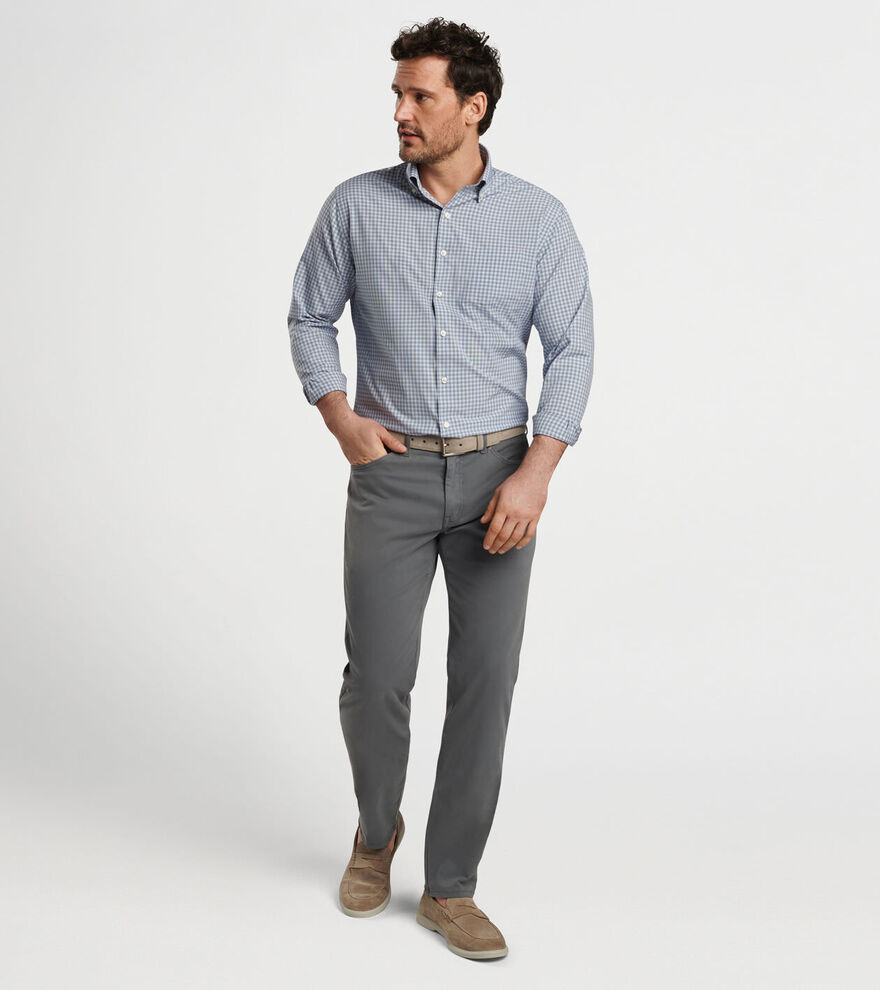 Signature Sateen Five-Pocket Pant image number 2