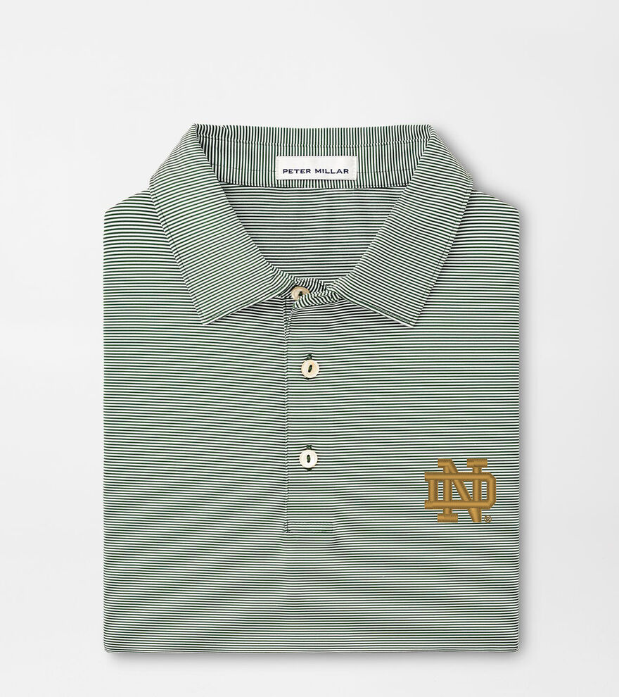 Notre Dame Jubilee Stripe Performance Polo image number 1