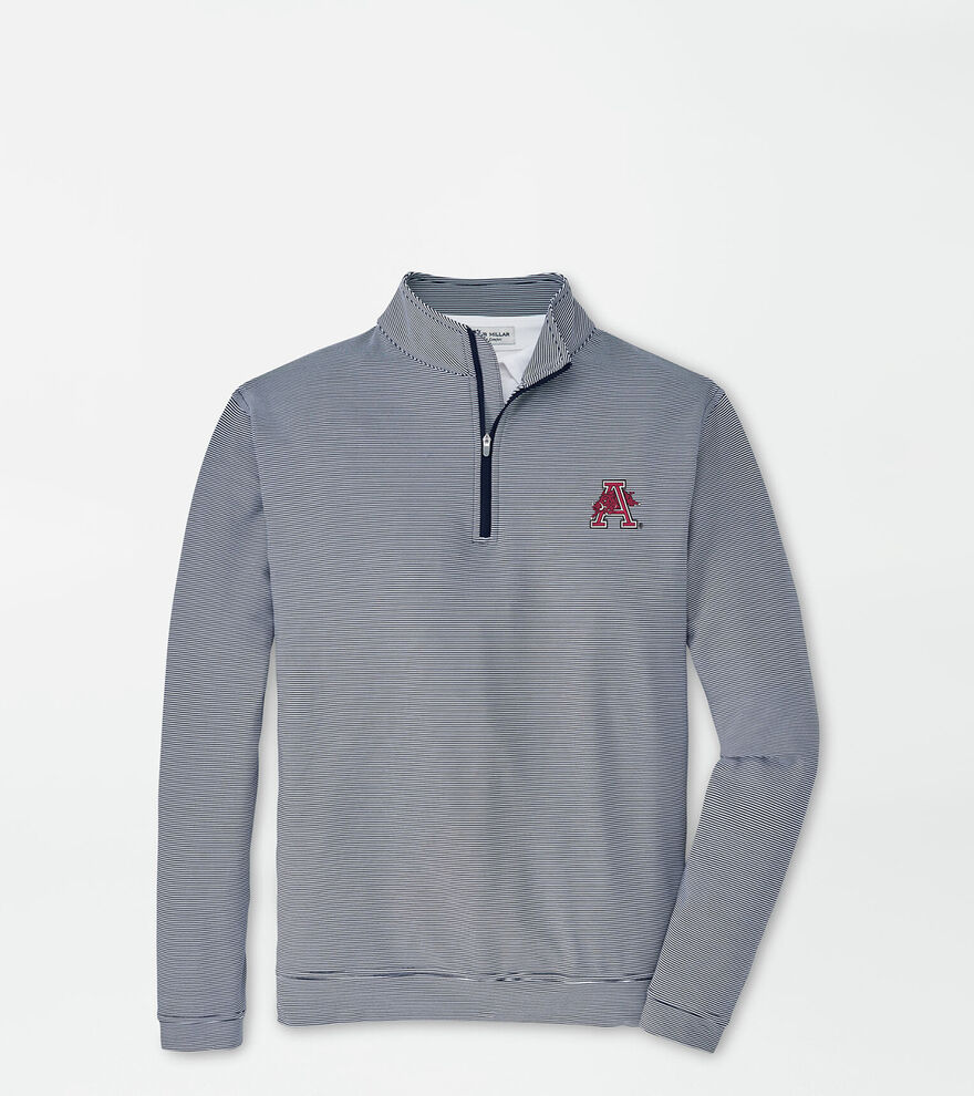 Arkansas Vault Perth Sugar Stripe Performance Quarter-Zip image number 1