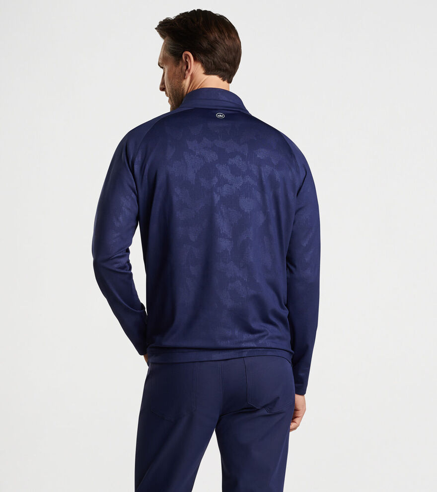 Verge Windowpane Camo Performance Quarter-Zip image number 3