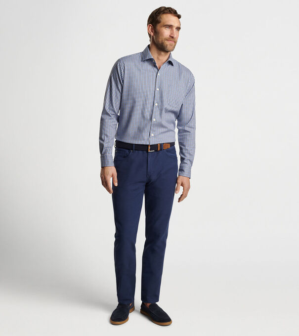 Welland Flannelite Cotton-Stretch Sport Shirt