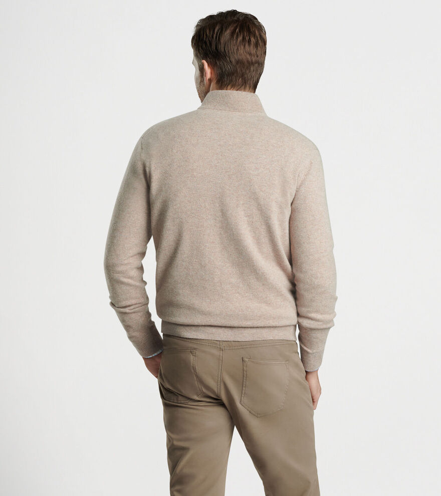 Artisan Crafted Cashmere Flex Quarter-Zip image number 4