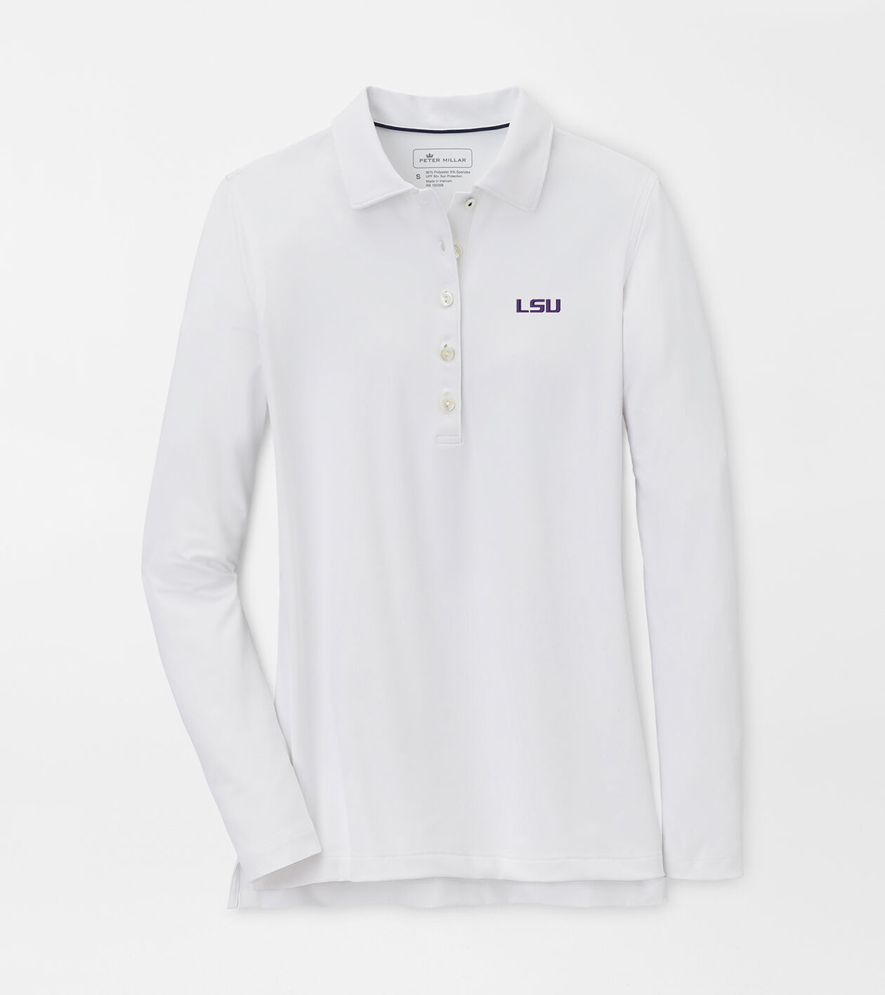 long sleeve lsu polo