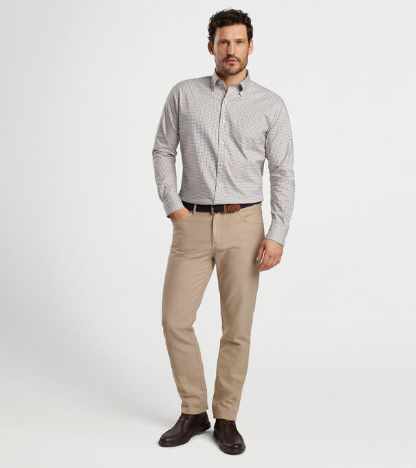 Hamilton Crown Lite Cotton-Stretch Sport Shirt