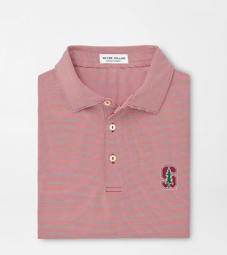 Stanford Jubilee Stripe Performance Polo image number 1