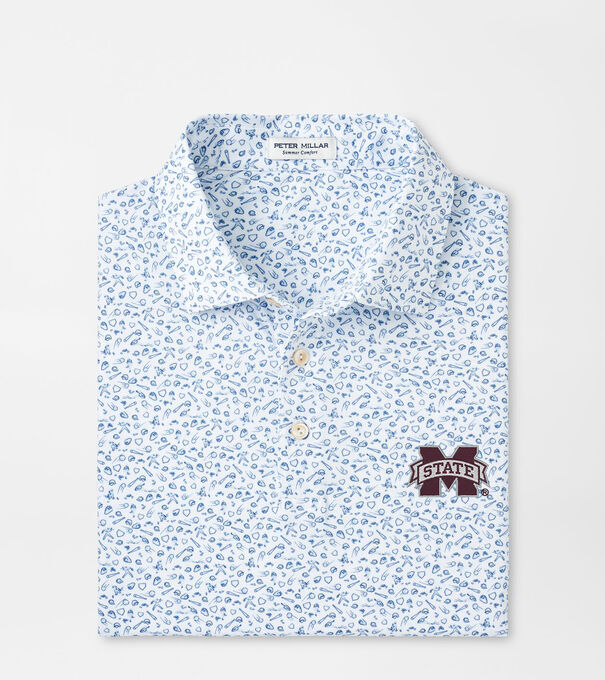 Mississippi State Batter Up Performance Jersey Polo