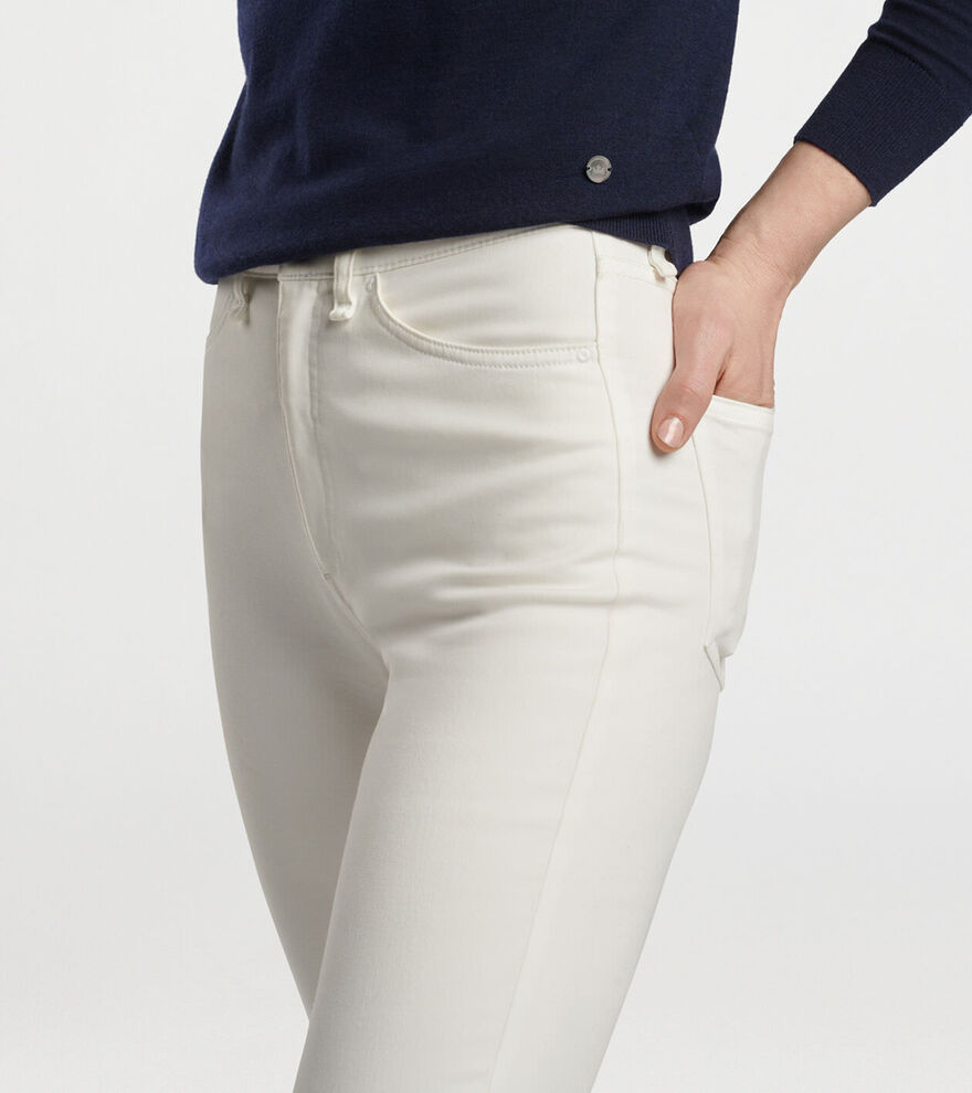 Karlie Stretch Sateen High Rise Pant image number 4