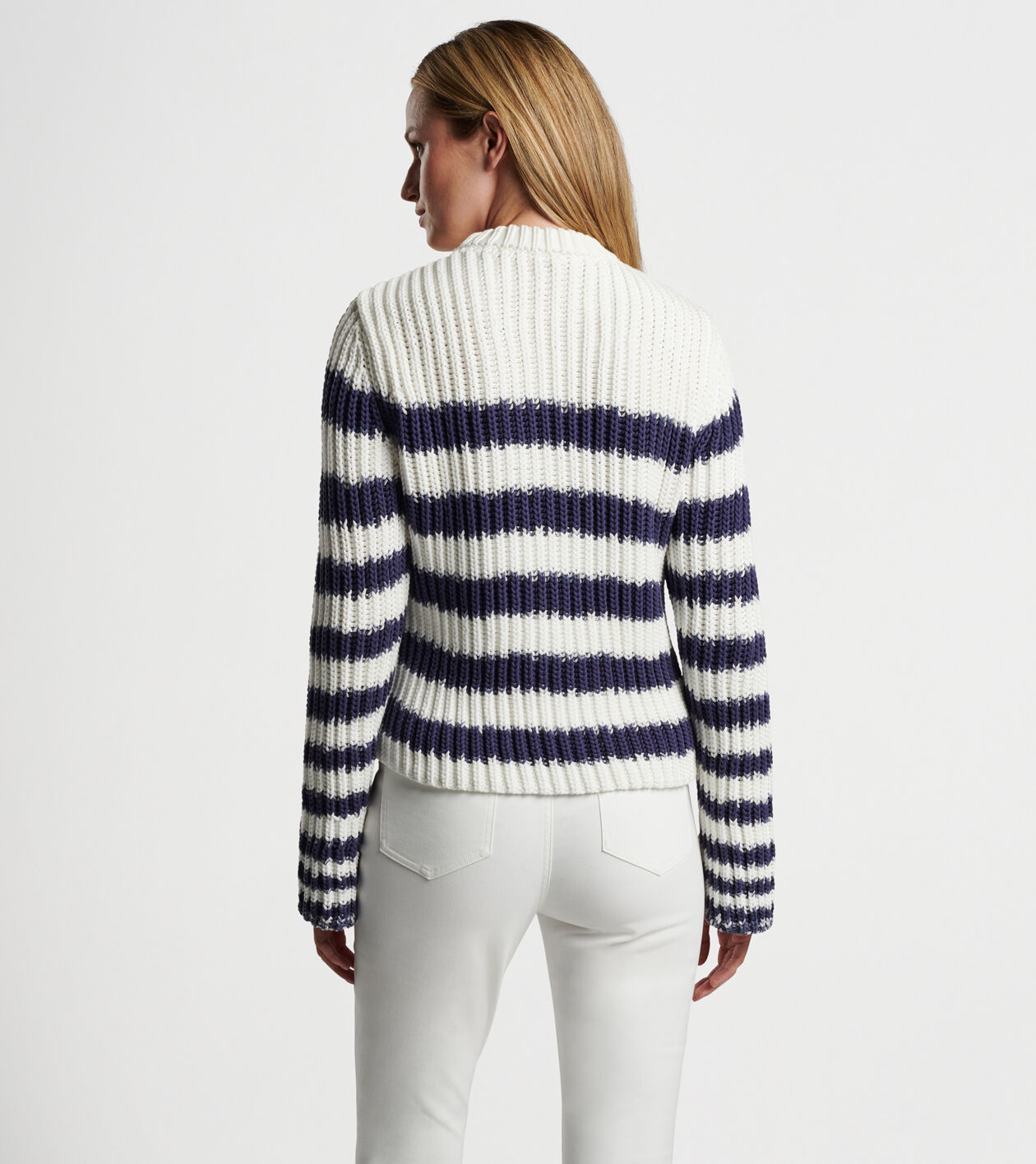 Alek Wide Sleeve Stripe Sweater