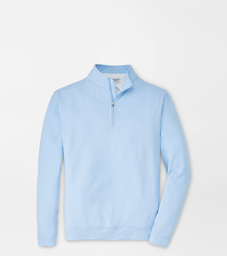 Peter Millar Stretch Terry Quarter Zip Popover, Youth