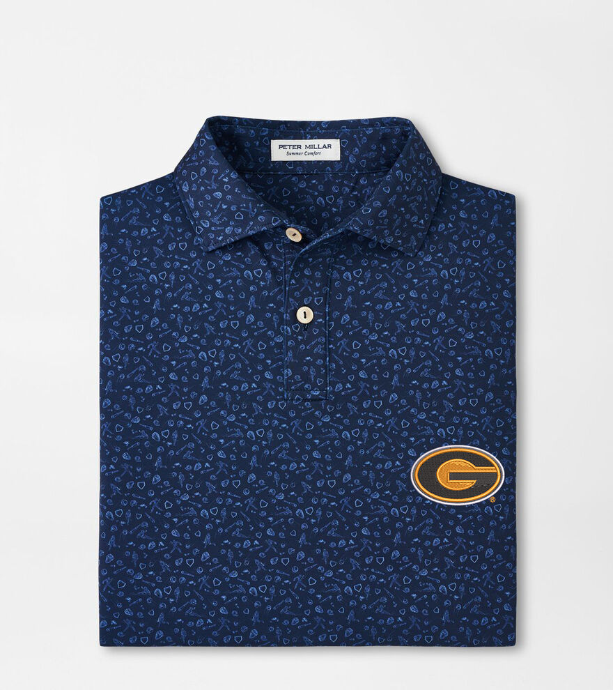 Grambling State Batter Up Youth Performance Jersey Polo image number 1