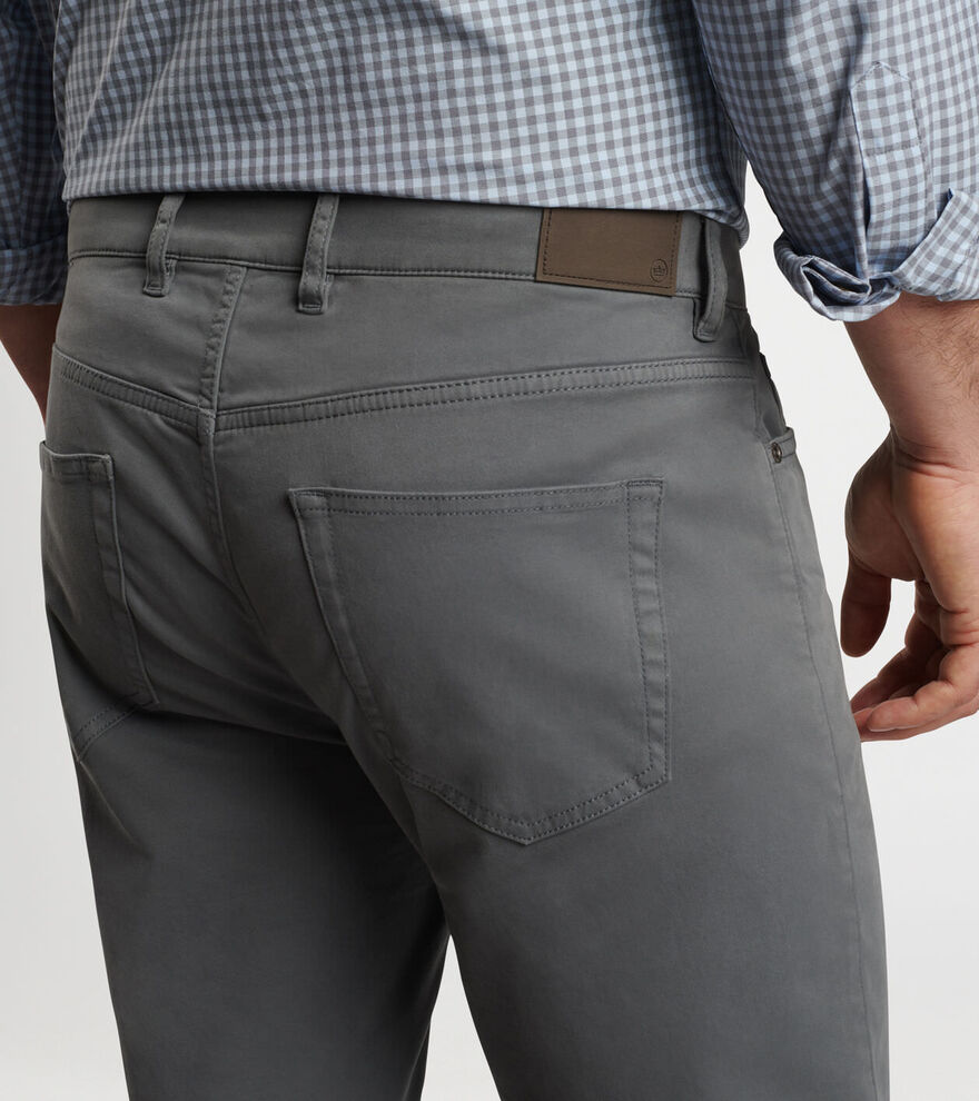 Signature Sateen Five-Pocket Pant image number 4