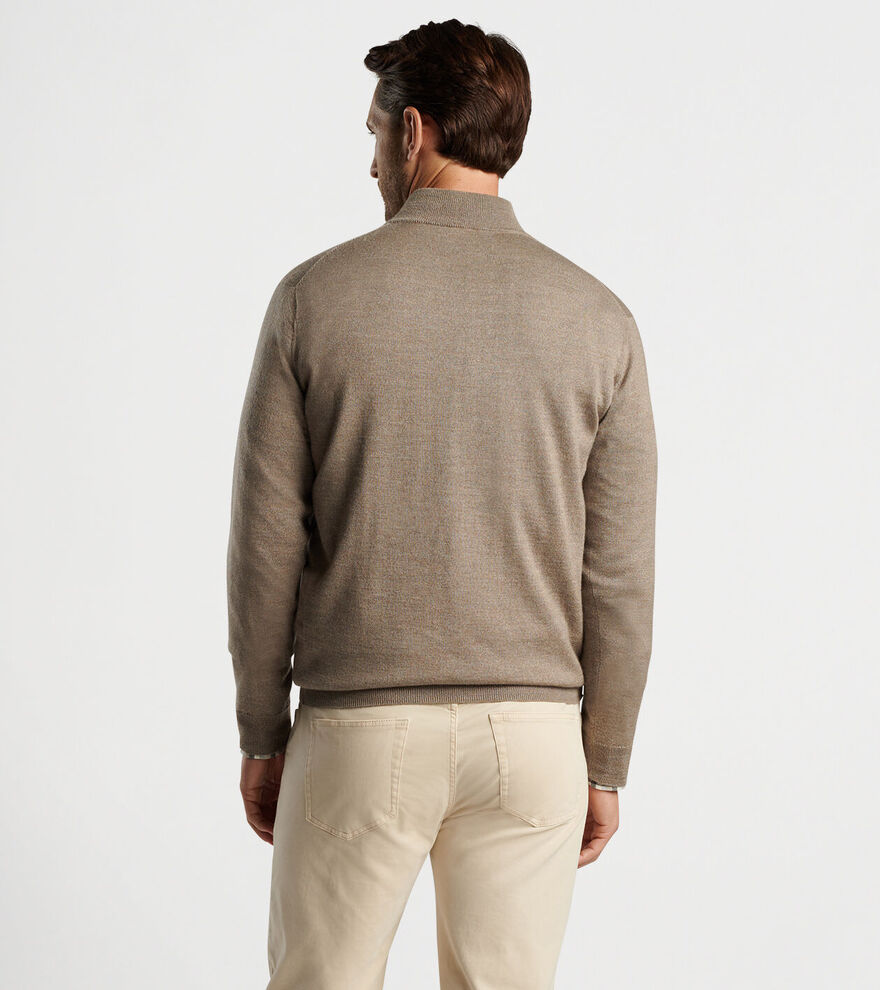 Autumn Crest Suede Trim Quarter-Zip image number 4