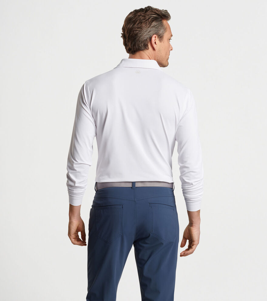 Soul Long-Sleeve Performance Mesh Polo image number 3