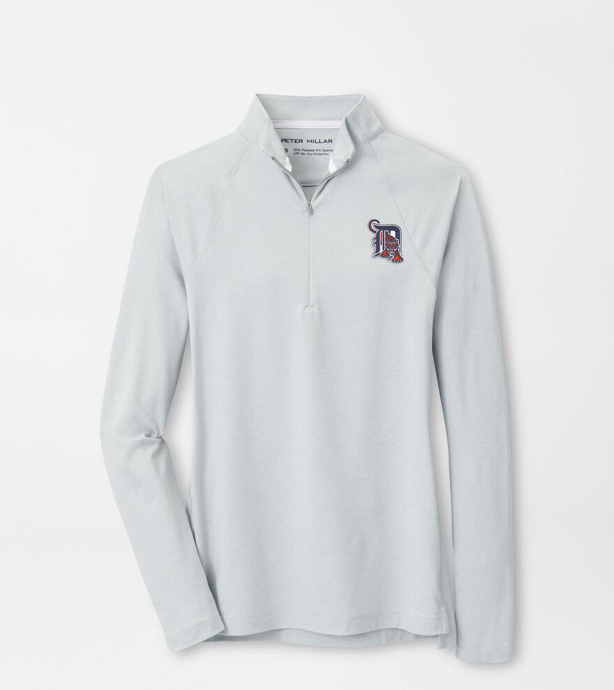 Cooperstown Detroit Tigers Women's Mélange Raglan-Sleeve Perth Layer image number 1