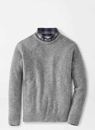 Shop the Raglan Boucle Crewneck Sweater