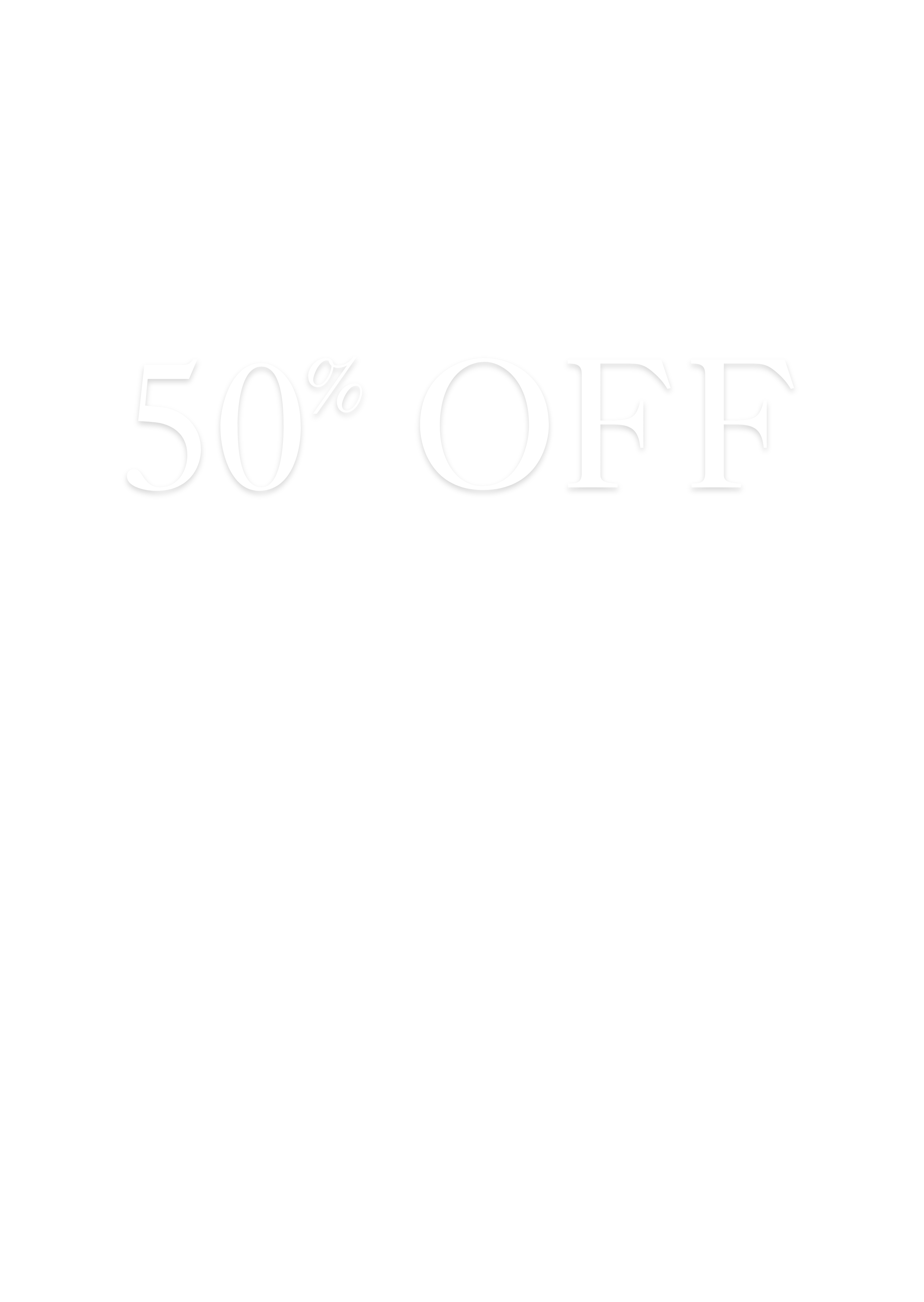 END OF SEASON SALE 50% PLUS AN EXTRA 20% OFF SELECT ITEMS