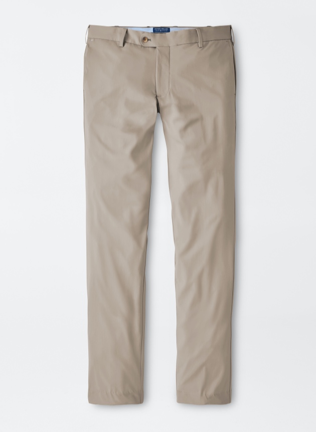 Peter Millar Pants Mens 34 X 28 Beige Casual 5 Pocket Pima Cotton Stretch *  - Deblu