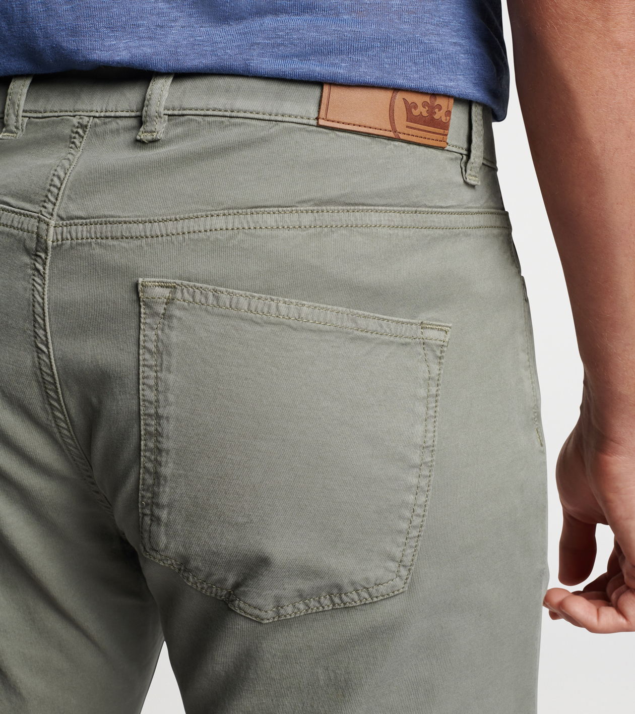Peter Millar Crown Crafted Wayfare Five-Pocket Pant: Khaki - Craig Reagin  Clothiers