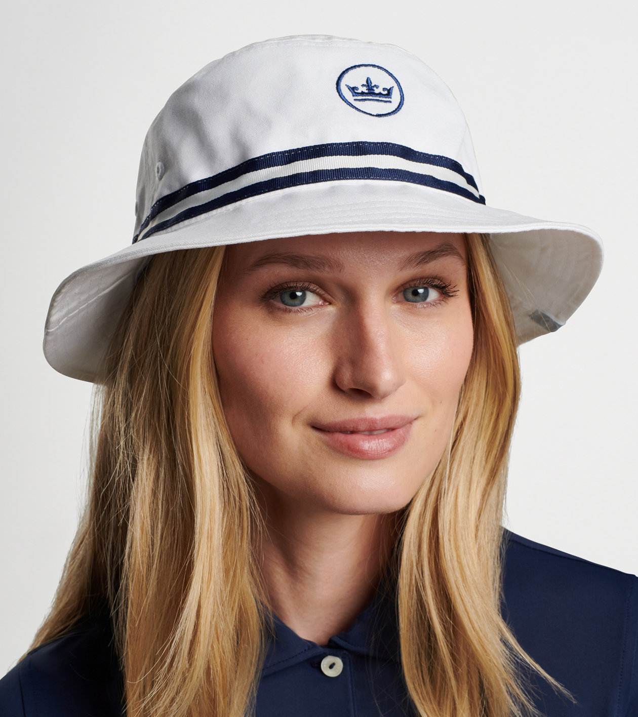 Peter Millar Crown Seal Oxford Bucket Hat