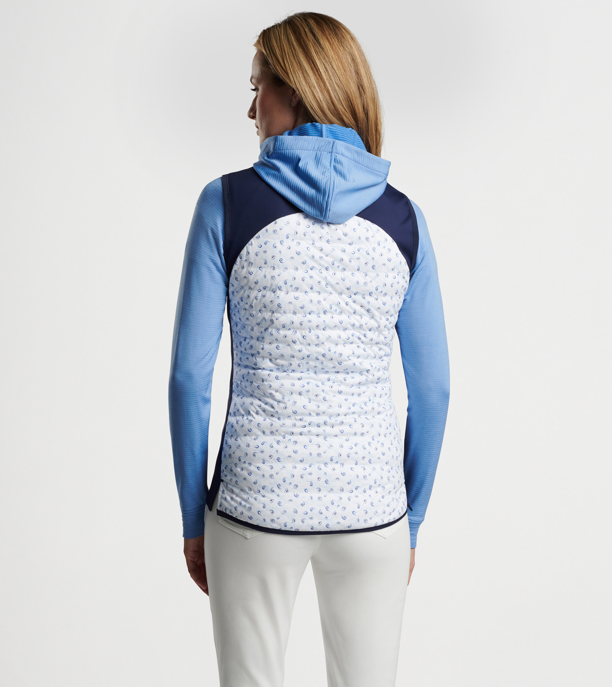 Fuse Tossed Paisley Hybrid Vest | Women's Vests | Peter Millar