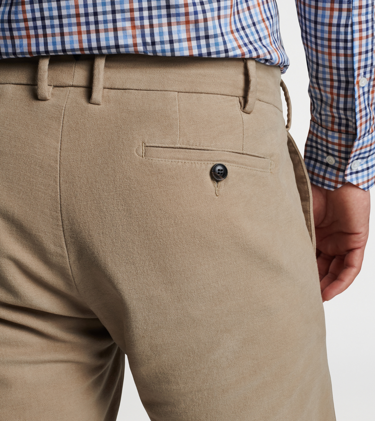 Manor Moleskin Flat-Front Trouser | Men's Pants | Peter Millar