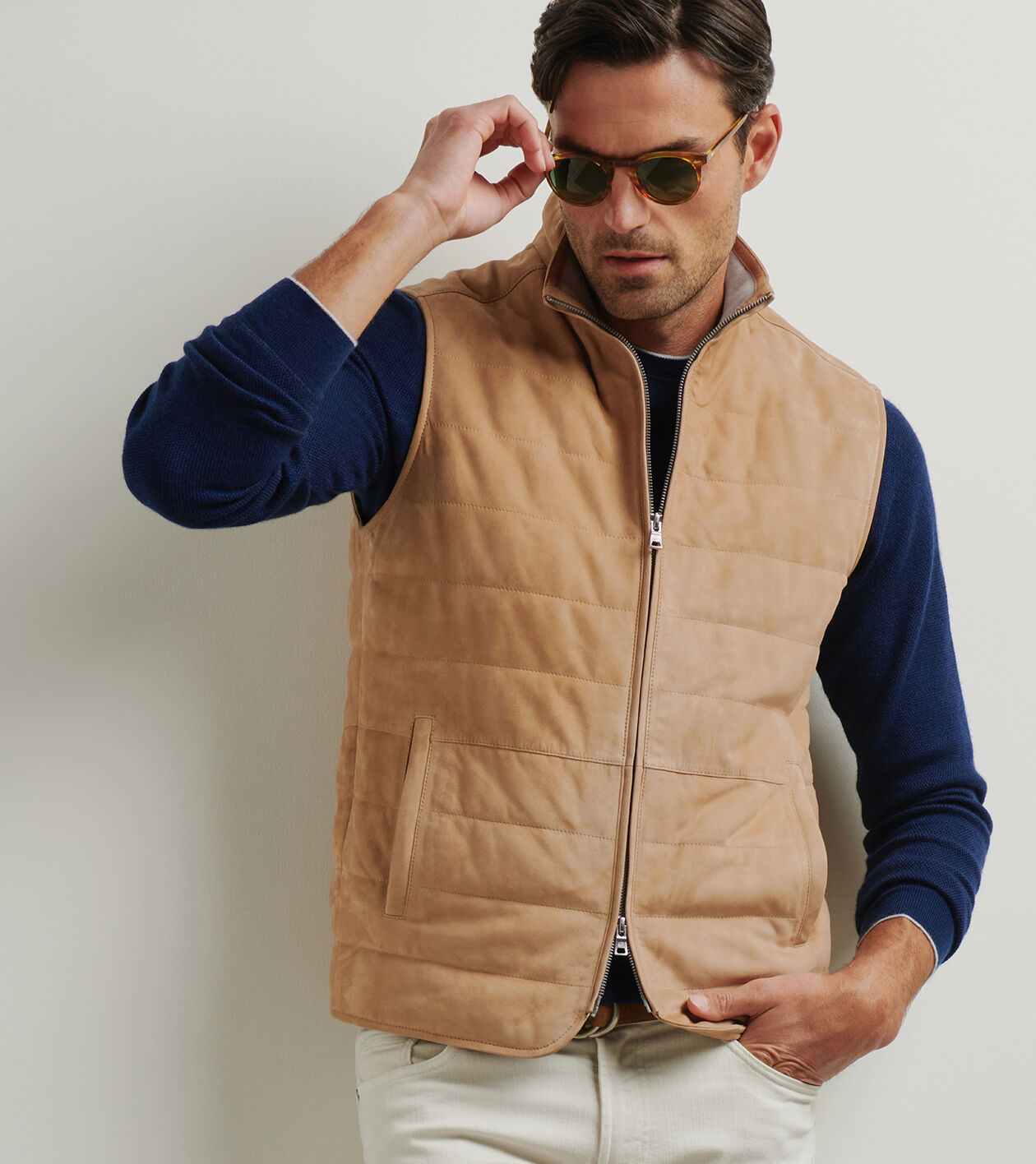 Featherweight Suede Vest