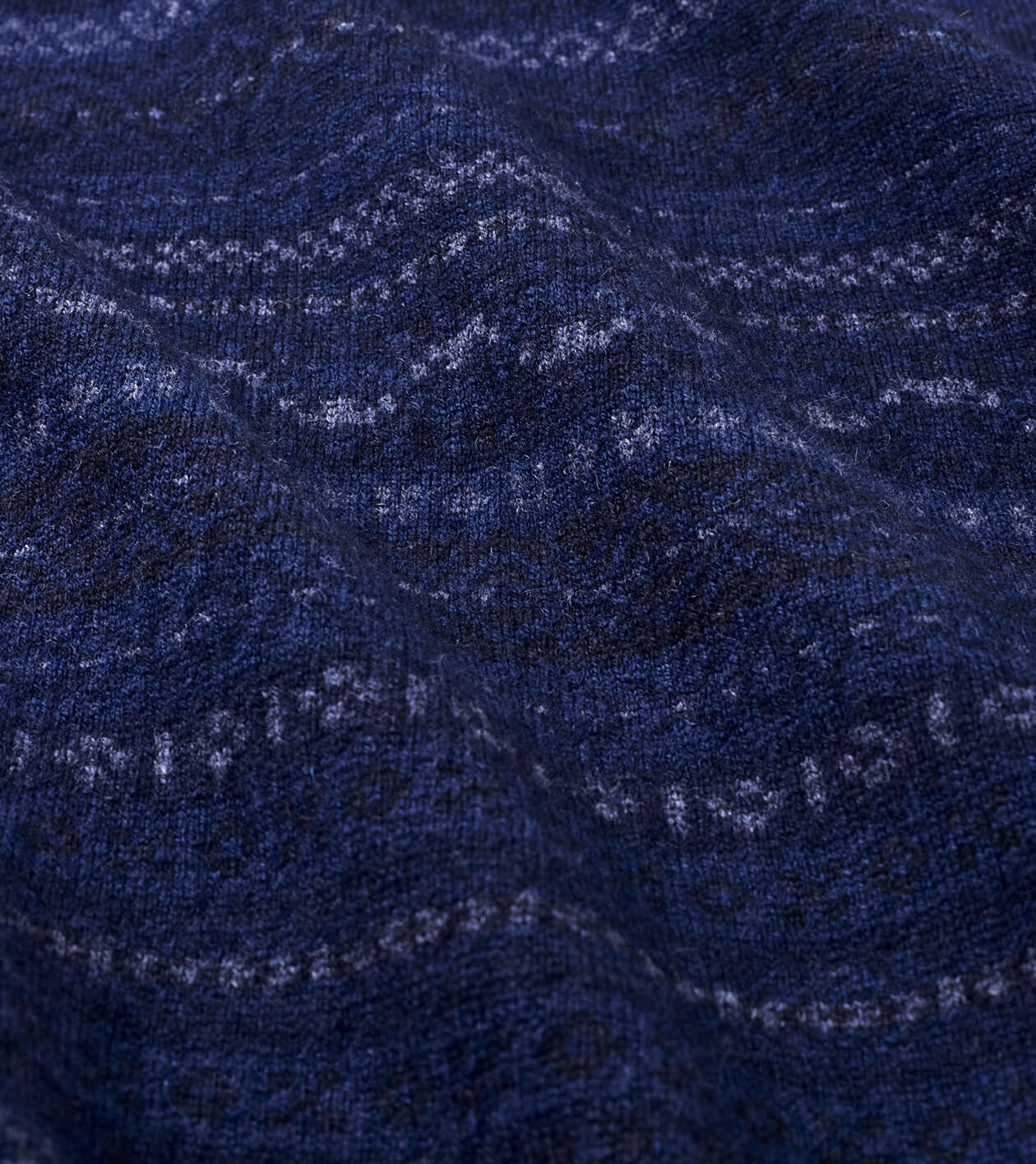 Midnight Fairisle Crewneck Sweater