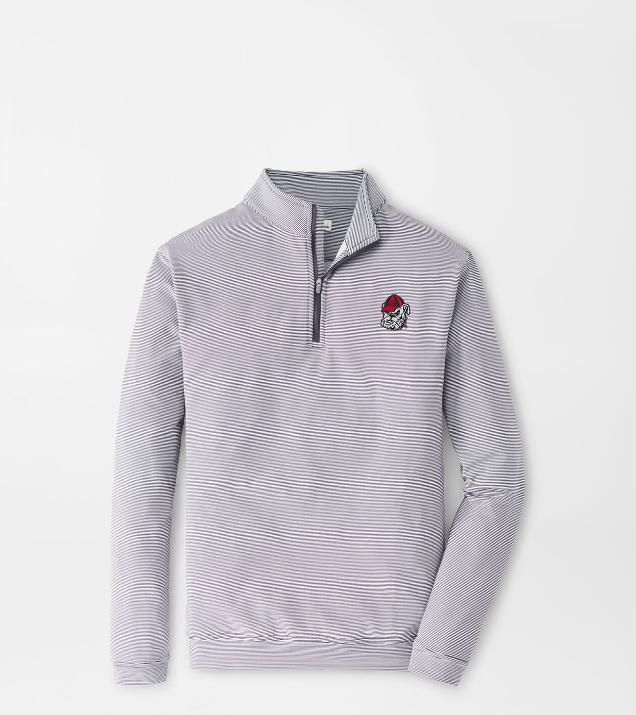 Georgia Bulldog Perth Mini-Stripe Performance Pullover