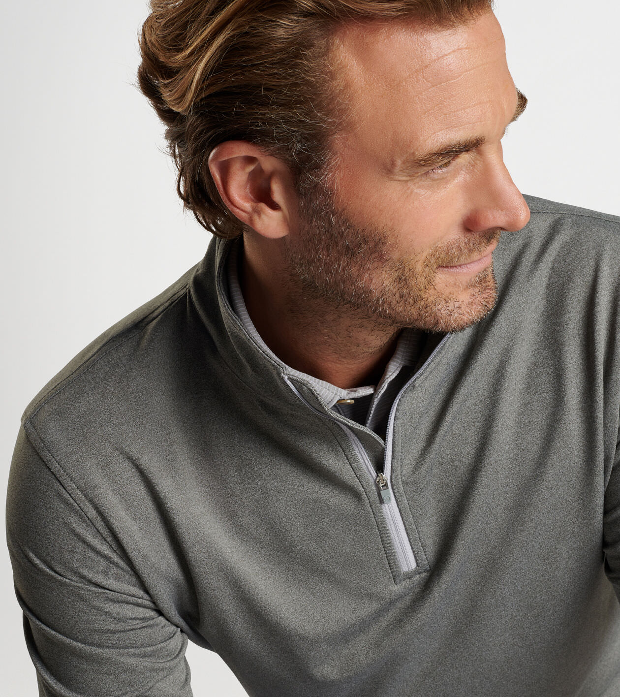 Peter Millar Perth Performance Quarter-Zip: Black