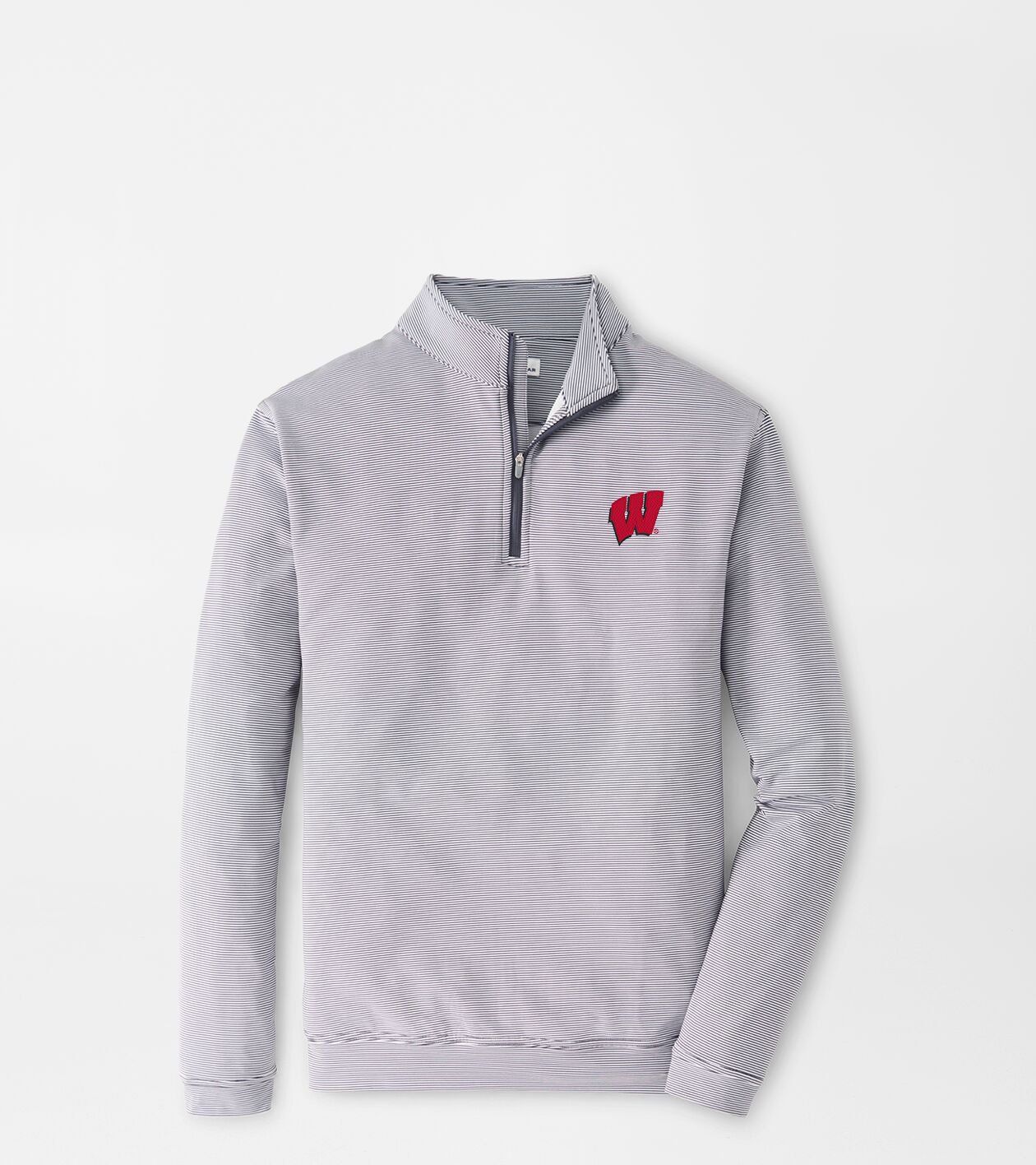 Wisconsin Perth Mini-Stripe Performance Pullover